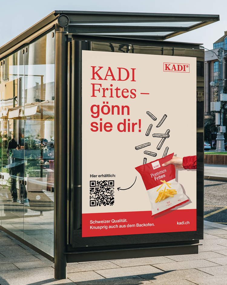 KADI B2C Werbung an Bushaltestelle